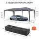 thumbnail image 3 of Yeshouse Carpa plegable de 3 x 6 m con ventanas de polietileno, bolsa con ruedas, paredes laterales extraíbles, refugio impermeable para fiestas, jardines, eventos y bodas, 3 of 8