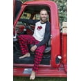 thumbnail image 4 of LazyOne Flannel Pajama Pants for Men, Male Pajamas, Moose Plaid, Small, 4 of 7