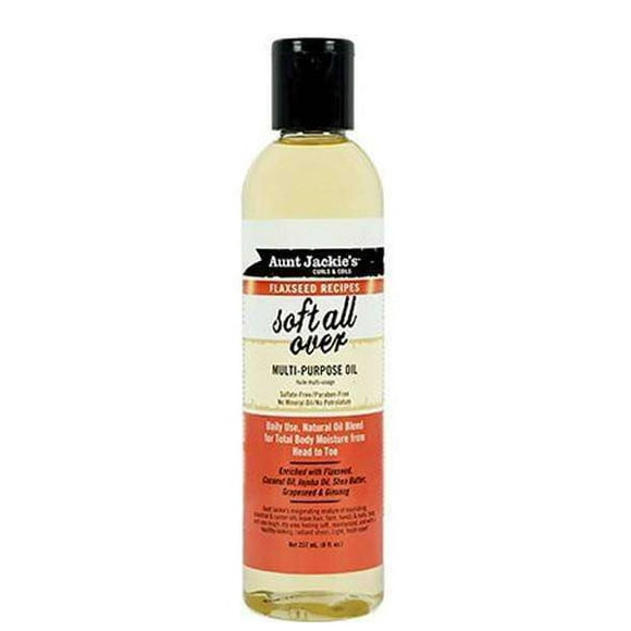 Aunt Jackie's Flaxseed Recipes "Soft All Over" Multi Purpose Oil