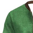 thumbnail image 5 of YaoYar Men's Round Neck Sweatshirt St. Patrick Print Half Zipper Pullover Long Sleeved Top Loose Fit Blouses, 5 of 5