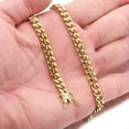 thumbnail image 6 of 6mm-18mm Men's Miami Cuban Link Chain Necklace 18K Gold Plated Stainless Steel, 6 of 6