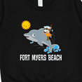 thumbnail image 3 of Inktastic Fort Myers Beach Florida Dolphin Toddler Sweatshirt, 3 of 4