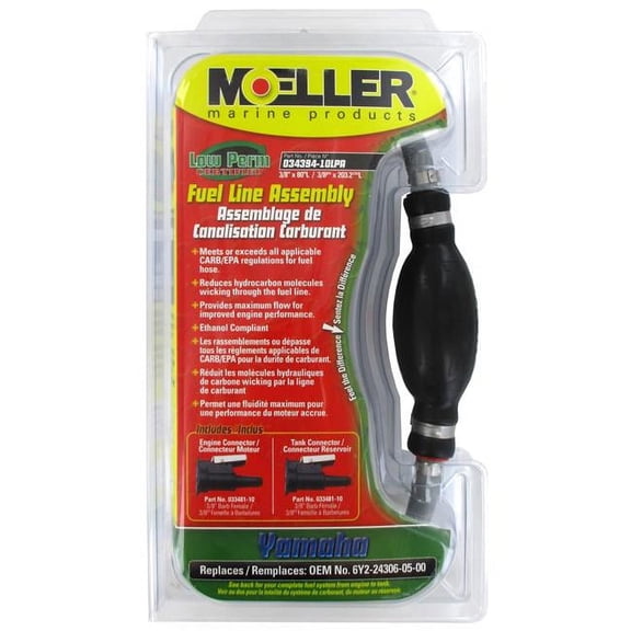 Sierra Marine 3439410 0.37 in. ID Fuel Line for Yamaha