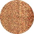 thumbnail image 1 of Ahgly Company Indoor Round Abstract Orange Contemporary Area Rugs, 4' Round, 1 of 1