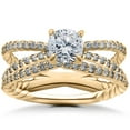 thumbnail image 1 of 5/8ct Diamond Isabella Engagement Ring Setting & Matching Wedding Band, 1 of 1