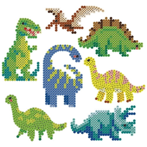 Easy Perler Bead Dinosaur Hama Beads Dinosaurs Set Hobbycraft