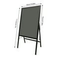 thumbnail image 2 of LED Modern Rectangular Message Writing Board Menu Board Black for Bar Restaurant with Remote Control, 2 of 20