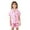 Pink, variant on Girl Pjs Matching Valentines Day Pajamas Short Sleeve Bow Button Down Nightwear Pajamas Boys Size 10 Years