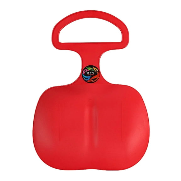Kieccall Portable All-Age Plastic Snow Sled Board - Big Handle Design for Snow, Grass & Sand Boarding, Durable Winter Sports Gear