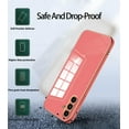 thumbnail image 5 of Compatible with Samsung Galaxy A24 Case for Women Men, Ultra Thin Samsung A24 Case Silicone Cute Shockproof Plating Electroplate Soft Phone Case Cover (Camellia Red), 5 of 7