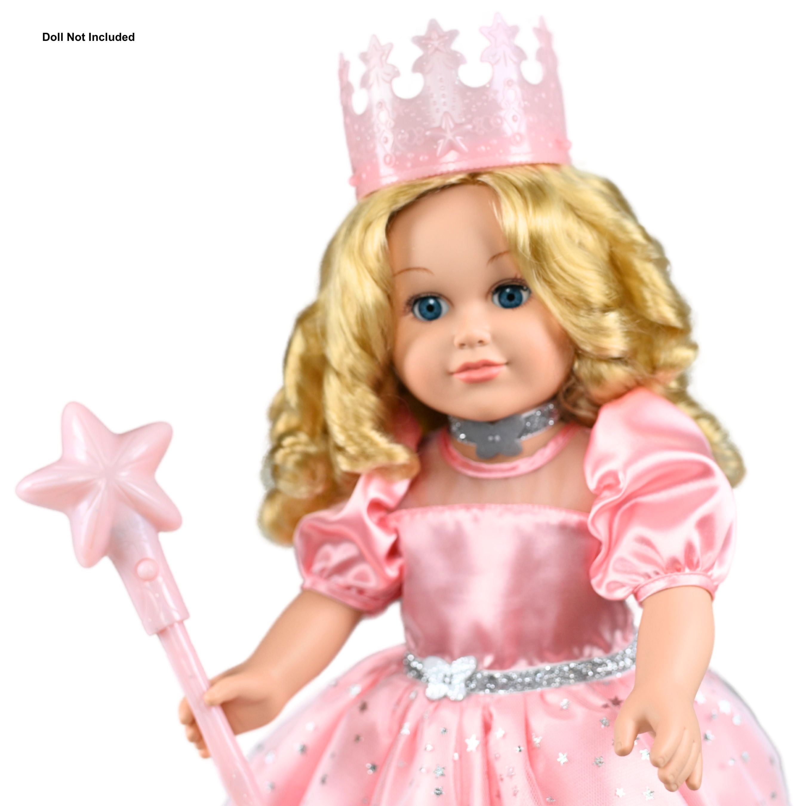 My Life As Wizard of Oz Glinda Good Witch Fashion Set for 18-inch Doll, 6 Pieces Included; Pink Color