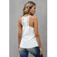 thumbnail image 3 of Women's White Lace Detail Tank Top, 3 of 15