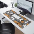 thumbnail image 2 of Long Mouse Pads for Desk,Halloween Ghosts Pumpkins and Bats Desk Mats on Top Of Desks, Desk Mouse Pad Extra Large with 3mm Non-Slip Base and Stitched Edge for Gaming,Office,Work,Home 31.5x11.8in, 2 of 5