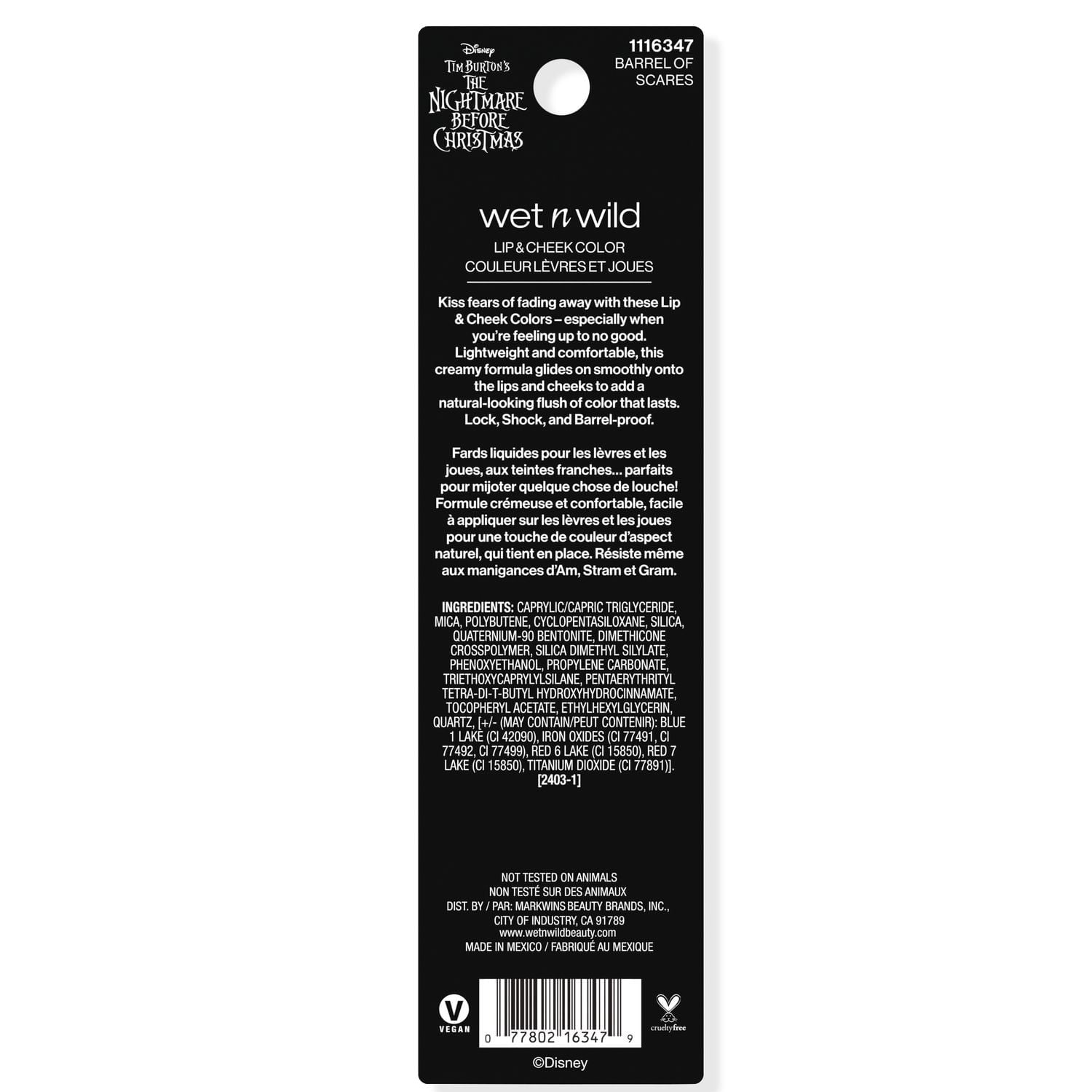 L'Étrange Noël de Monsieur Jack - Couleur Lèvres & Joues