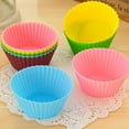 thumbnail image 7 of SPRING PARK 10Pcs Silicone Cupcake Baking Cups, Silicone Muffin Liners Reusable Baking Cups Nonstick Silicone Cupcake Liners Round, Shaped Silicone Cupcake Molds, 7 of 7