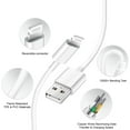 thumbnail image 2 of Coreykin Wall Charger with Cable-2-Pack Compatible with iPhone 14/14 Pro/14 Plus/14 Pro Max/13/13Pro/12/12 Pro/11/11Pro/XS/Max/XR/X/8/8 Plus iPad, 2 of 6