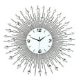 thumbnail image 5 of Anqidi 24" Modern Luxury Large Wall Clock, Round Diamond Non-Ticking Silent Decorative Clock for Living Room Office, 5 of 8