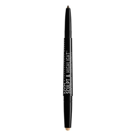 NYX Professional Makeup Sculpt & Highlight Brow Contour, Brunette Cream