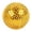 Gold, variant on Hand Acupressure Massage Ball Set for Reflexology and Stress Relief Silver