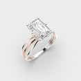 thumbnail image 2 of 3 Carat Radiant Cut IGI Certified Lab Grown Diamond Engagement Ring for Ladies | Solid 14K White Gold | Stylish Solitaire Diamond Rings| Size 4.5 Diamond-Capitals, 2 of 8