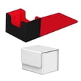 thumbnail image 1 of koolsoo 2 Pcs Boîte Durable pour Deck de Cartes à Collectionner Étui de Rangement pour Cartes Jouet TCG Noir Blanc, 1 of 9