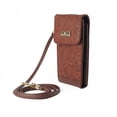 thumbnail image 1 of Portacelular Modelo Yuca color café de piel, 1 of 4
