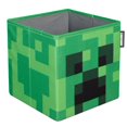thumbnail image 1 of Lot de 2 boîtes de rangement en tissu Minecraft - Tête/caisse Creeper, 1 of 8