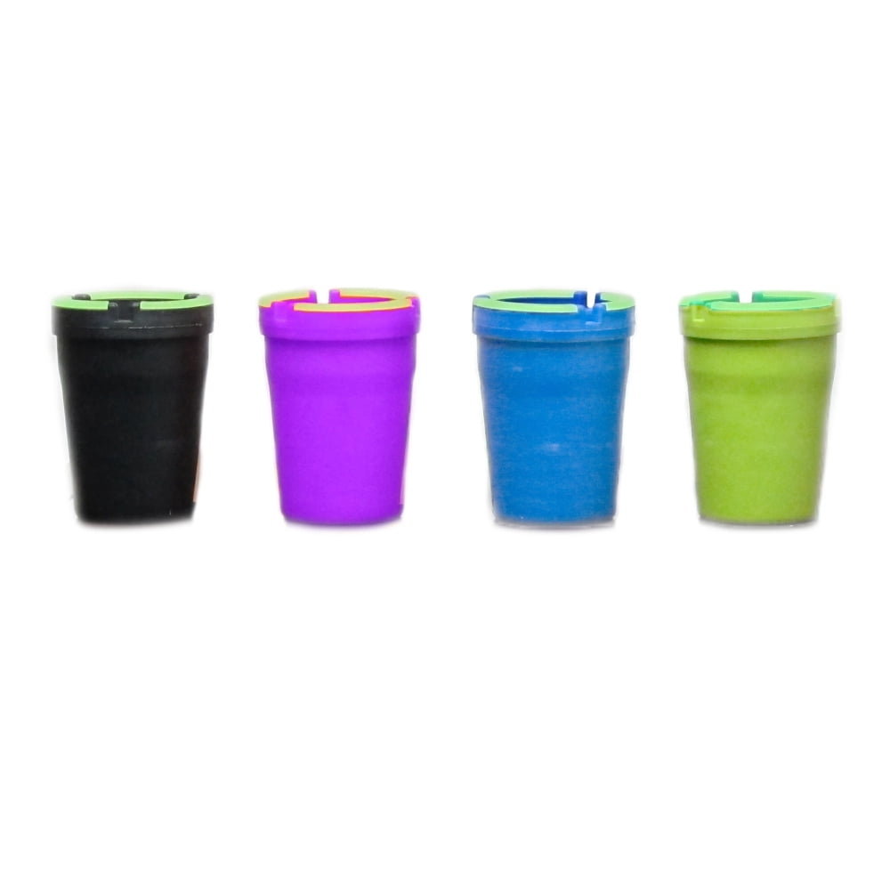 2 X Jumbo Butt Bucket Ashtray Glow In Dark Cigarette Car Cup Ash