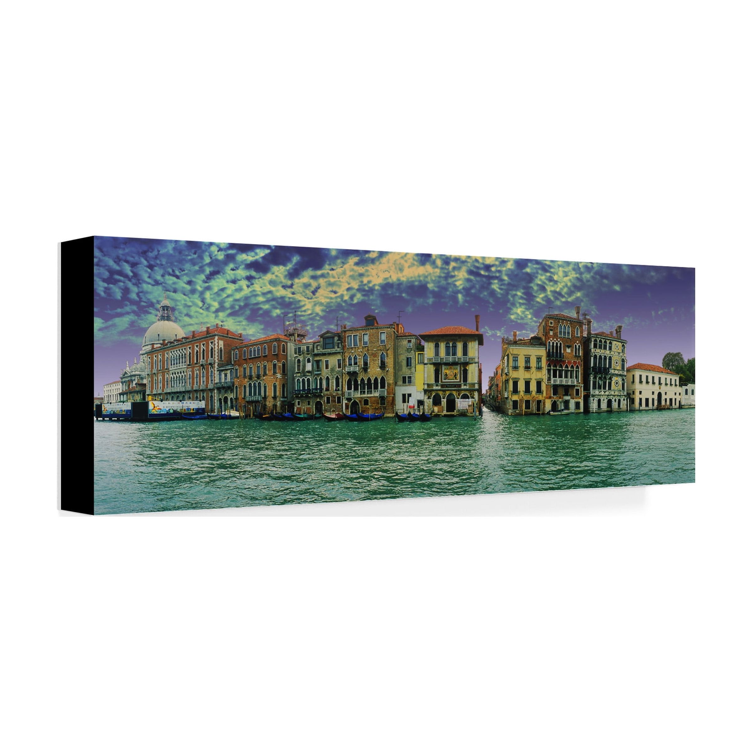 John Xiong 'Buildings of Venice' Canvas Art