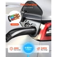 thumbnail image 5 of KFFKFF EV Charger Extension Cable for Tesla, 48Amp 40 ft Max 240V 11.52 kW with NACS Plug, EV Extension Cord for Level 1/2 Mobile/Wall Connector/Destination Charger, Compatible with Model Y/X/3/S, 5 of 9