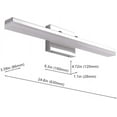 thumbnail image 7 of 24in Modern LED Vanity Light for Bathroom Lighting Dimmable 24w Cold White, 7 of 7