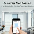 thumbnail image 4 of Moteur de Rideau Automatique Intelligent WIFI Tuya Moteur Électrique WIFI pour Stores à Rouleau, Stores Horizontaux Compatible avec Alexa, Google Home Utilisant des Raccourcis, 4 of 8