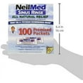 thumbnail image 3 of NeilMed Sinus Rinse 100 Salt Premixed Packets for Allergies & Sinus (Pack of 2), 3 of 7