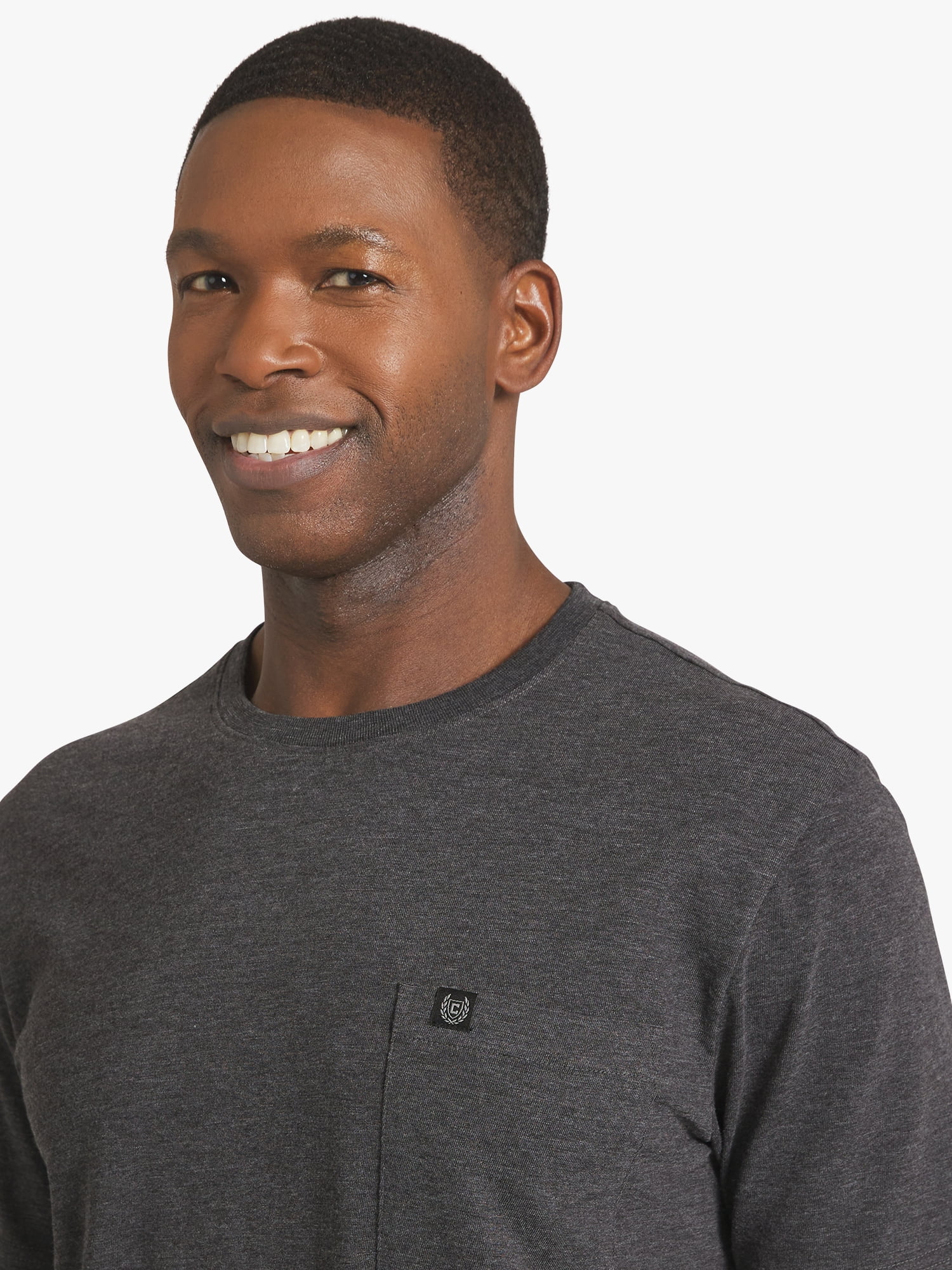 Chaps Men's & Big Men's Short Sleeve Slub Pocket T-Shirt, Sizes S-3XL