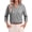 Black, variant on Fantaslook Striped Tops for Womens 3/4 Sleeve V Neck Shirts Dressy Casual Business Work Blouses Trendy Lapel Tops