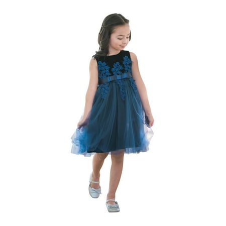 Just Couture Little S Blue Velvet Fl Lique Flower Just Couture Little S Blue Velvet Fl Lique Flower Dress