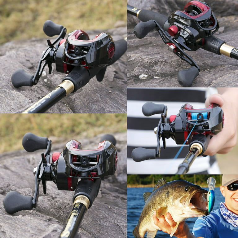 Sougayilang 1.8-2.4m Portable Telescopic Casting Fishing Rod and 17+1
