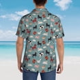 thumbnail image 4 of Fotbe Farm Animals 1 Camisa Hawaiana para Hombre Unisex – Camisa Casual de Verano con Botones de Manga Corta de Algodón y Lino,3X-Large, 4 of 7