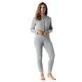 thumbnail image 2 of followme Combinaison Thermique Henley pour Femmes 6743-gRY-L Gris, 2 of 4
