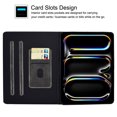thumbnail image 2 of GSFY Case for 2024 iPad Pro 11 Inch 5th Generation (M4), Slim Smart Premium PU Leather Wallet Stand Protective Shell with Auto Sleep Wake Feature for iPad Pro 11 5th Gen, NP Black, 2 of 8