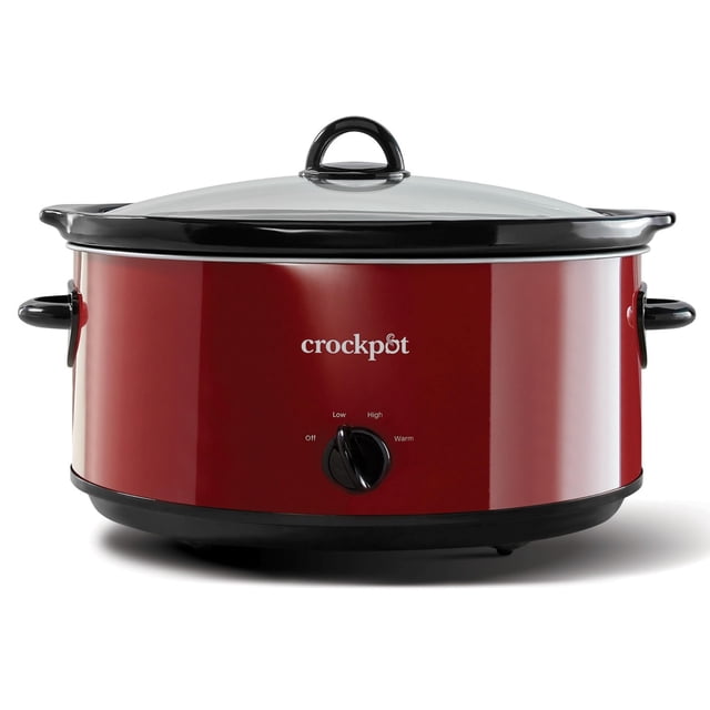 Crock-pot SCV800-R Express Crock olla de cocción lenta de 8 cuartos de galón, color rojo