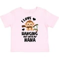 thumbnail image 3 of Inktastic Monkey I Love Hanging out with My Nana Boys or Girls Toddler T-Shirt, 3 of 5