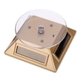 thumbnail image 1 of 5PCS 360 Turntable Solar Showcase Stand 037b (oro), 1 of 5