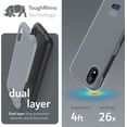 thumbnail image 2 of TUDIA MergeGrip Moxee M2160 Phone Case MH-T6000 / Ans Artia P600 Case Heavy Duty - Gray, 2 of 6