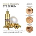 AZURE 24K Gold & Collagen Anti Aging Eye Serum Firming, DePuffing