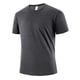 thumbnail image 1 of Playeras Elvqul Hombre Manga Corta Negro de Color Sólido Casual Cuello Redondo Gym, 1 of 3