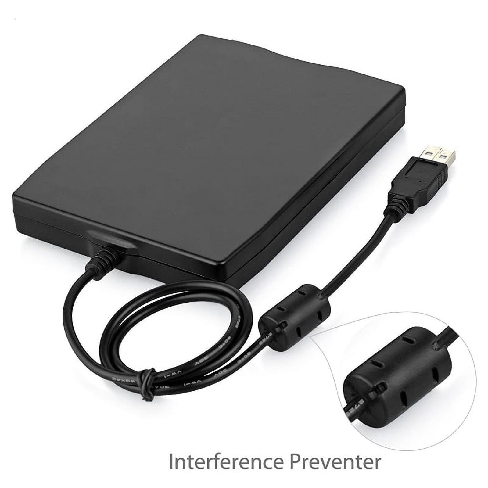USB Floppy Drive 3.5Inch USB External Floppy Disk Drive Portable 1.44 MB FDD USB Drive Plug and for PC XP