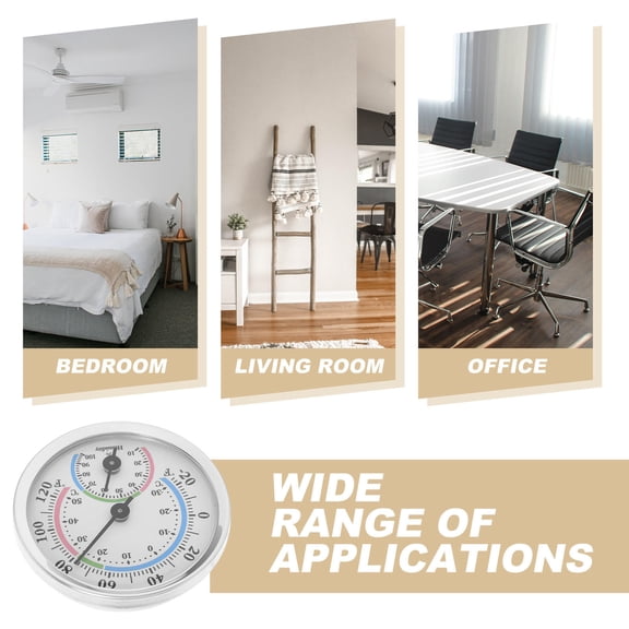 HEMOTON Mini Thermometer and Hygrometer for House Room Indoor Thermometers