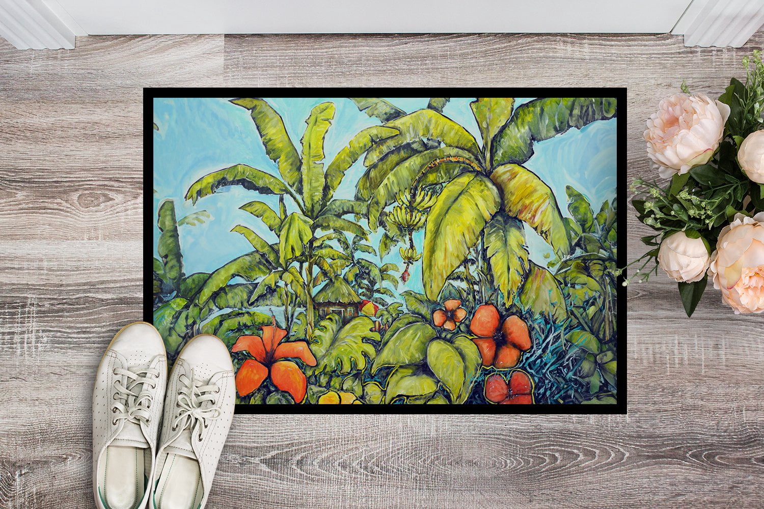 Carolines Treasures MW2014MAT 18 x 27 in. Banana Cabana Doormat