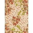 thumbnail image 1 of Ahgly Company Tapis d'Intérieur Lavables en Machine, Rectangle, Zone de Transition Orange, 2' x 4', 1 of 7